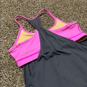 Lululemon built in bra top - Size 4